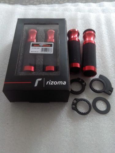 HANDLE BAR GRIPS WITH RED  ENDS
